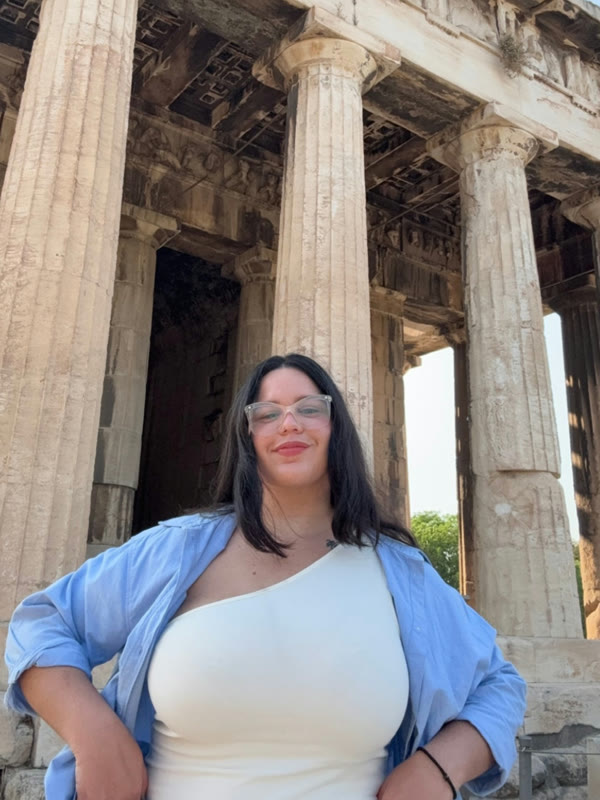 Ray en el Templo de Hefesto en Atenas